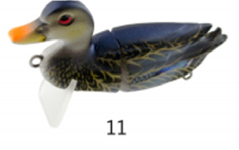 Воблер MADFISH Duck 70мм, 10г, заглубление 0-1м, цвет 11. Фото №1