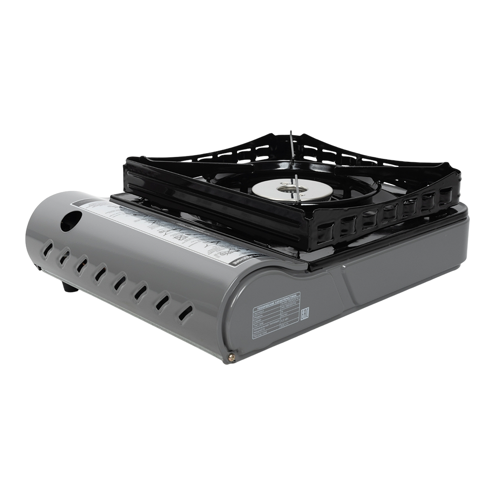 Плита газовая портативная в кейсе, горелка стальная, ветрозащита (N-MS-3900DFW) NISUS. Фото №7