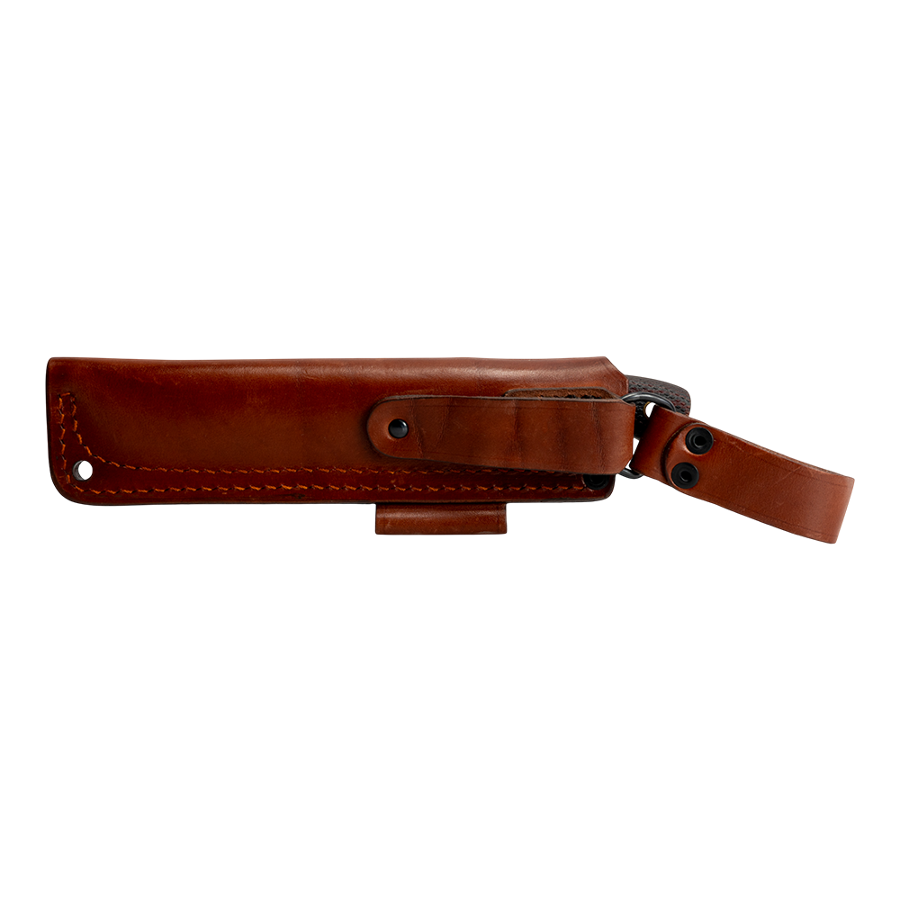 Нож Южный крест Шершень L, клинок Elmax, рукоять микарта красно-черная, насечка. Фото №2 Нож Южный крест Шершень L, клинок Elmax, рукоять микарта красно-черная, насечка. Фото №2