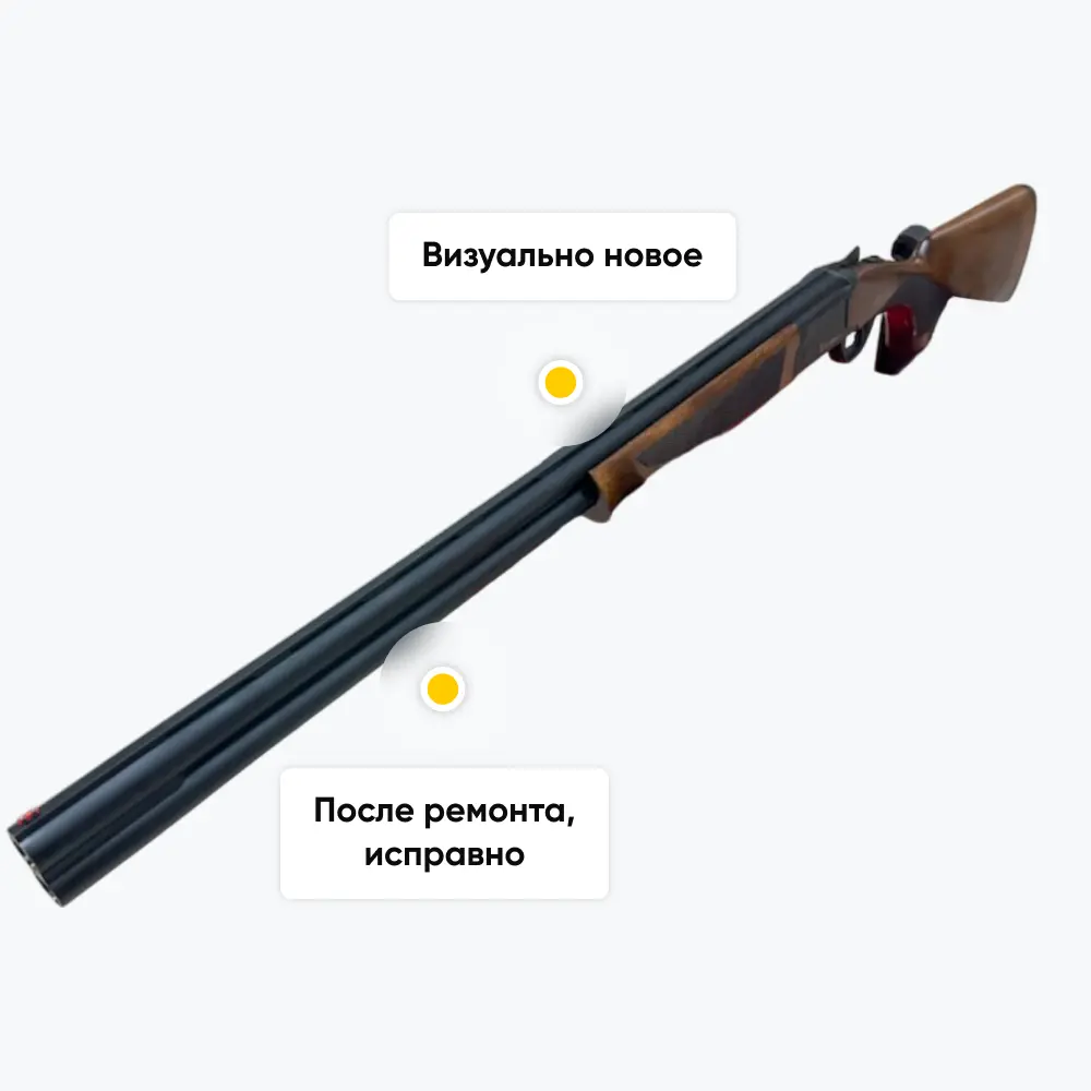 Ружье Altobelli ALB-101 MA Black, калибр 12/76, L=710 (орех, эжектор, сталь, кейс), (ОГ). Фото №2