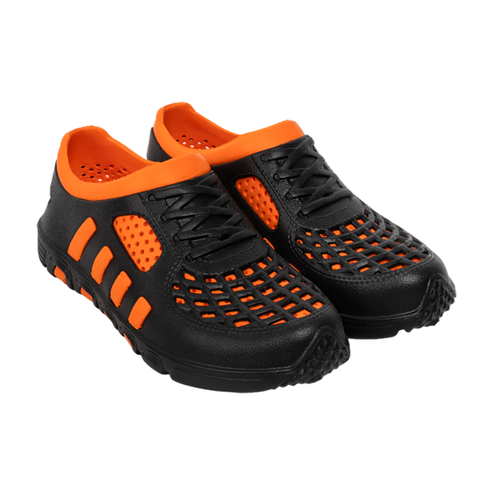 Кроссовки Kaury коралловые (черно-оранжевый, ЭВА) р. 46/47. Фото №1