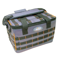 Изображение аукциона: Сумка рыболовная "СЛЕДОПЫТ" Base Lure Bag XL, 38х26х25 см, цв. серый + 5 коробок Luno 28/2/