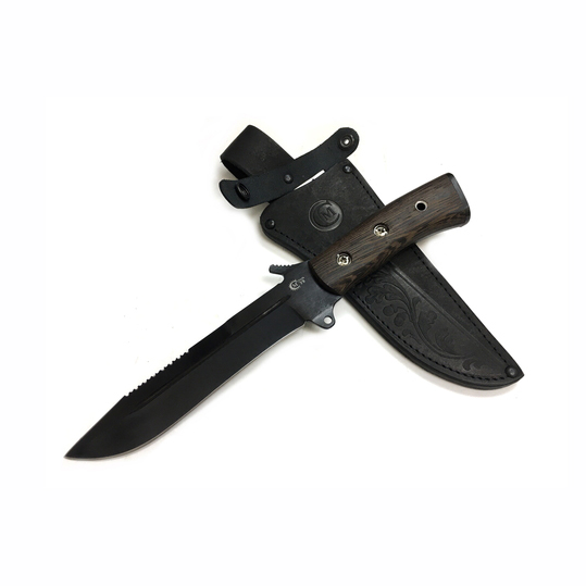 Нож "Мангуст" ст.ELMAX,литье,черное дерево (ИП Семина). Фото №2