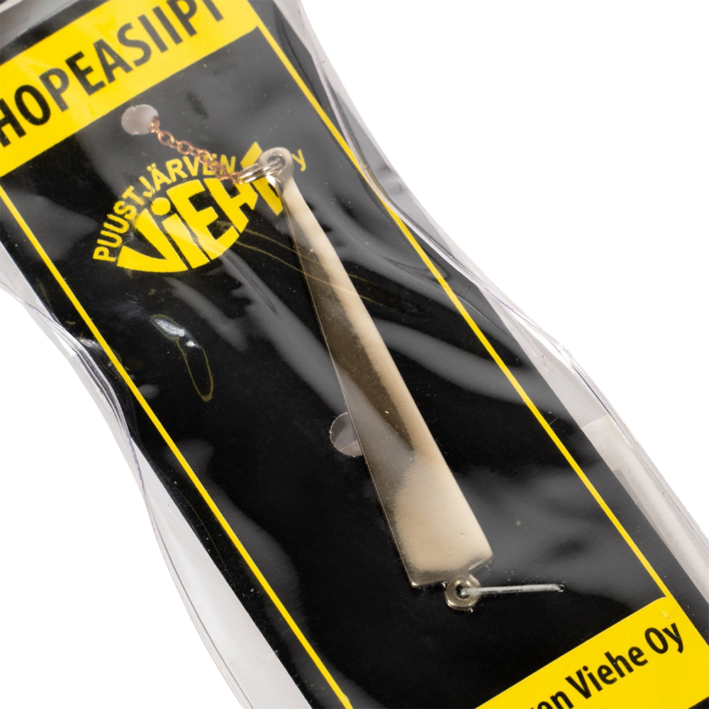 Блесна Puustjarven Hopeasiipi 60мм, 7гр, цвет (Hop/Mes) цепочка-крючок. Фото №2