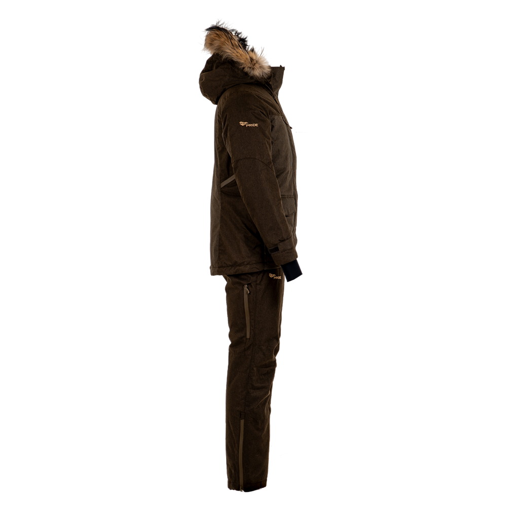 Костюм PRIDE женский для охоты Артемида, зимний -15, коричневый р. 40-42/158-164. Фото №4