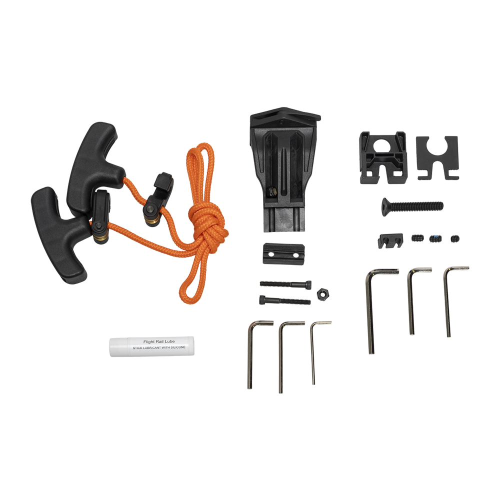 Арбалет блочный Mun Kung XB56, black, 4 стрелы, воск, прицел 4х32, ремень, кивер, натяжитель. Фото №3