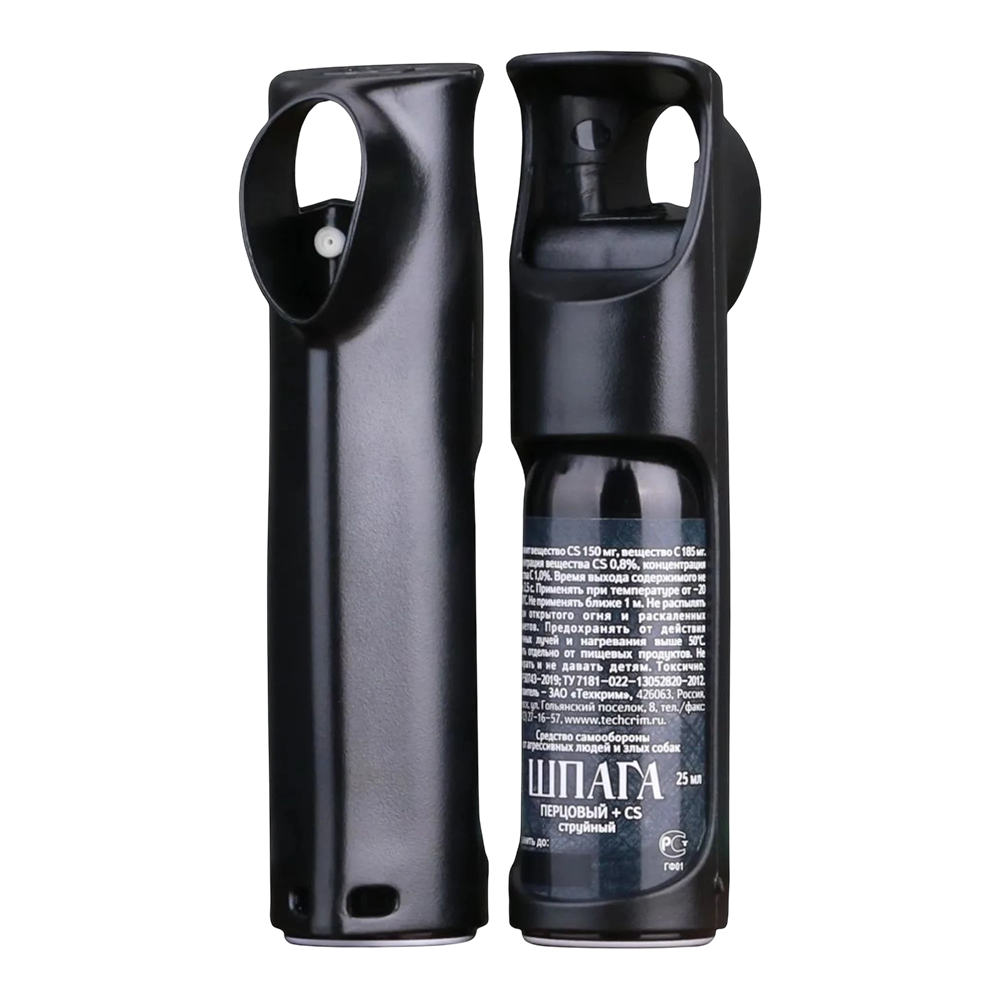 Баллон аэрозольный "Шпага", 25 мл. в футляре (OC+CS). Фото №2