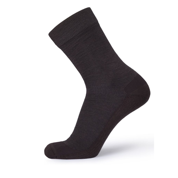 Носки Norveg Functional Socks Merino Wool мужские из шерсти цвет черный меланж, разм 42-44. Фото №2