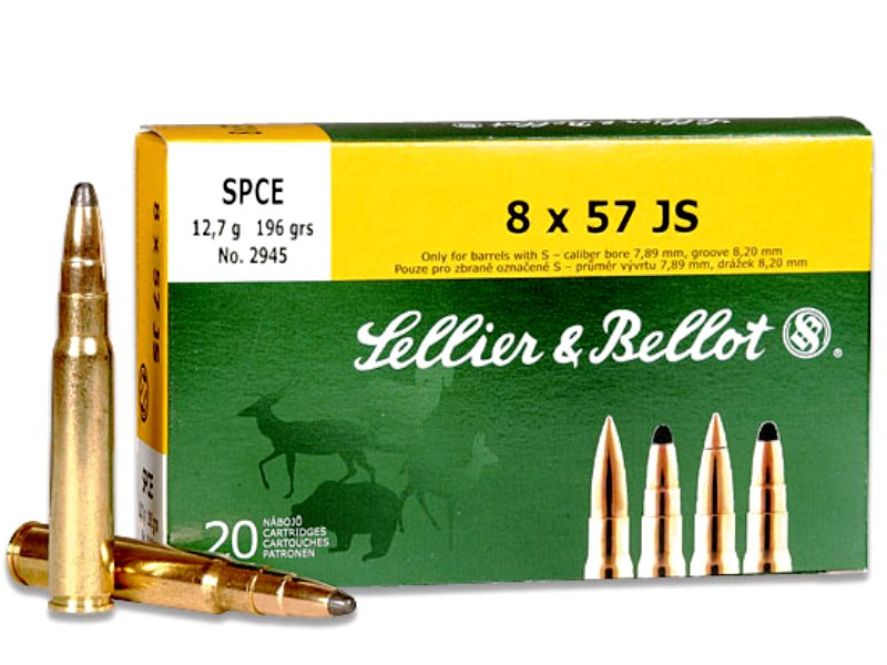 Патрон нарезной SELLER&BELLOT калибр 8х57 JS SPCE 12,7 гр. (в пачке 20 шт.). Фото №2