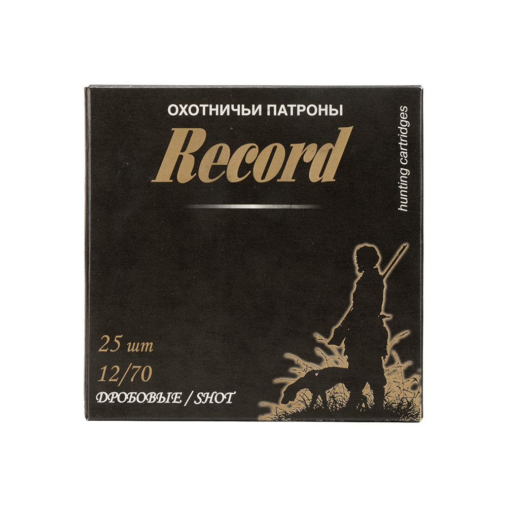 Патрон "Рекорд" (пластиковый контейнер) 12/70 №3 34 гр. NEW (пачка 25 шт, короб., 250). Фото №5 Патрон "Рекорд" (пластиковый контейнер) 12/70 №3 34 гр. NEW (пачка 25 шт, короб., 250). Фото №5