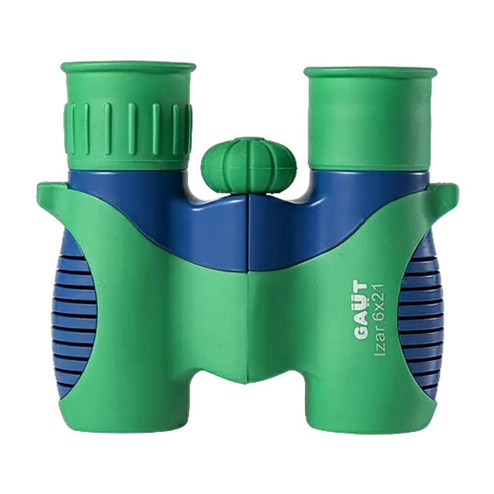 Бинокль GAUT Izar 6x21, Roof-призмы BK7 зеленый/голубой. Фото №1
