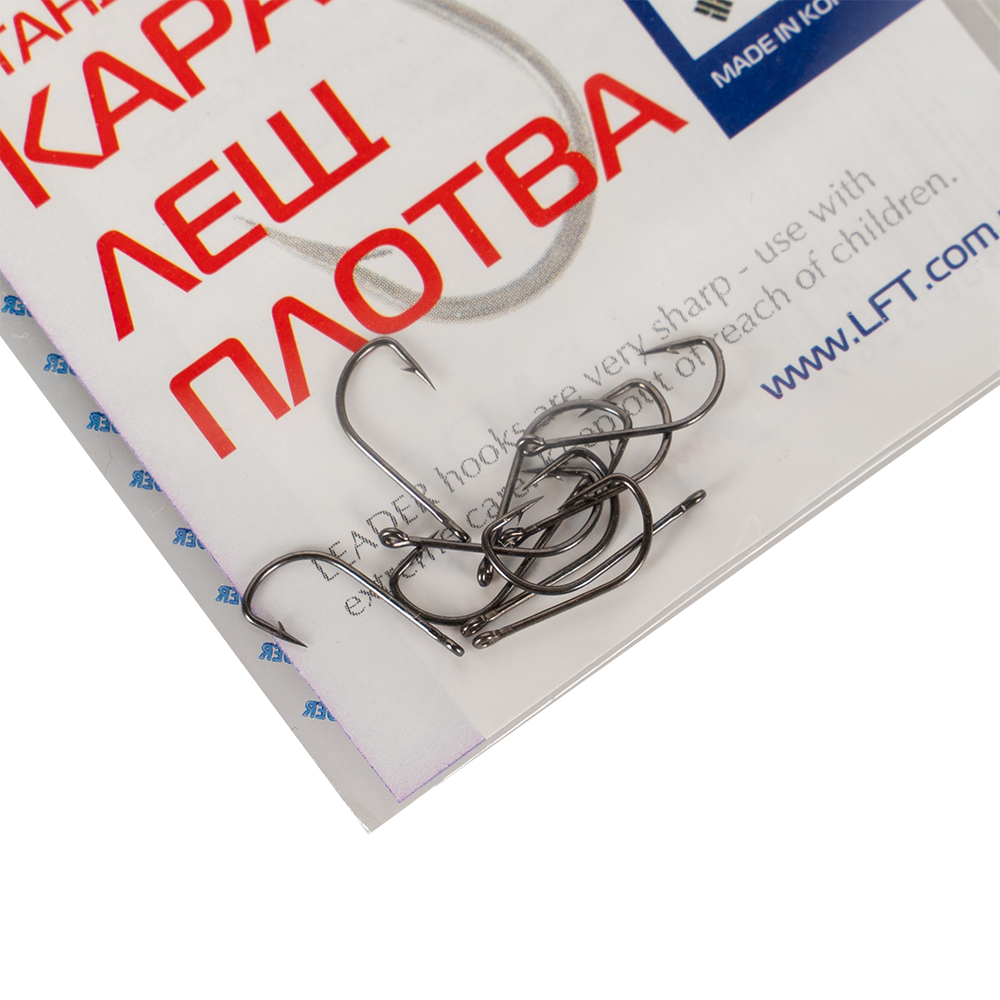 Крючки Leader SODE стандартные, color BN, №6(10шт). Фото №2