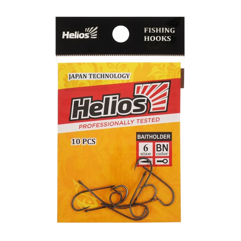 Набор крючков BAITHOLDER №6-10 в коробочке (уп- 10 кор.х 50крючков). Фото №1
