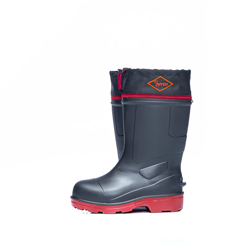 Сапоги Вездеход Тритон из ЭВА с ПУ подошвой с манжетом и утеплителем (черный) р. 43. Фото №5