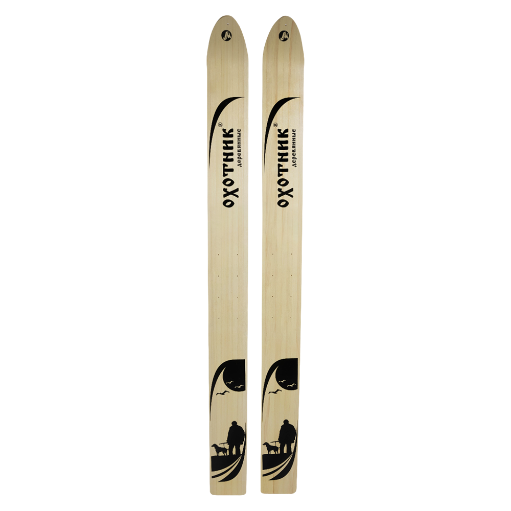 Лыжи "Охотник" 185см (дерево)  . Фото №1