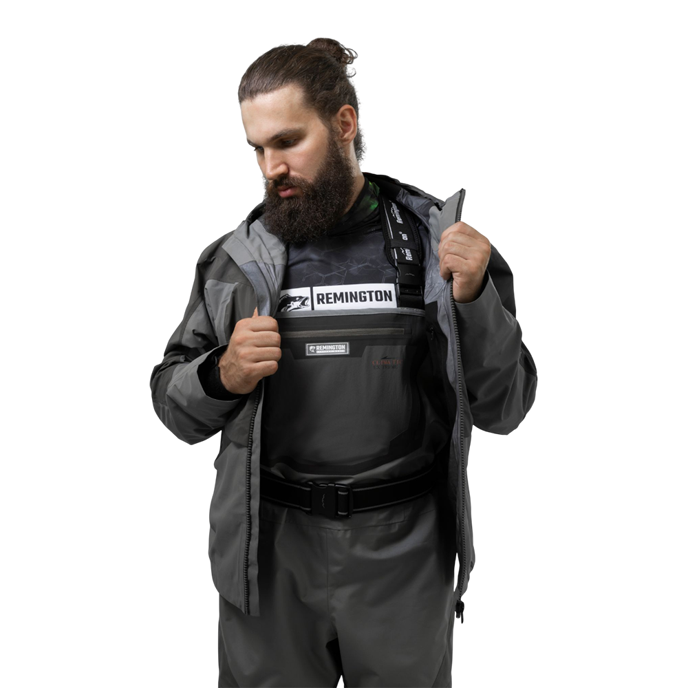 Куртка забродная Remington Fishing Rivers Black/Grey р. 2XL. Фото №17 Куртка забродная Remington Fishing Rivers Black/Grey р. 2XL. Фото №17