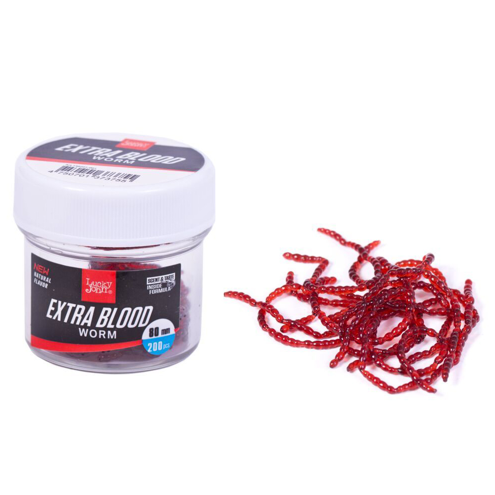 Насадка исусственная съедобная LJ Pro Series EXTRA BLOOD WORM мотыль 200шт.. Фото №1 Насадка исусственная съедобная LJ Pro Series EXTRA BLOOD WORM мотыль 200шт.. Фото №1