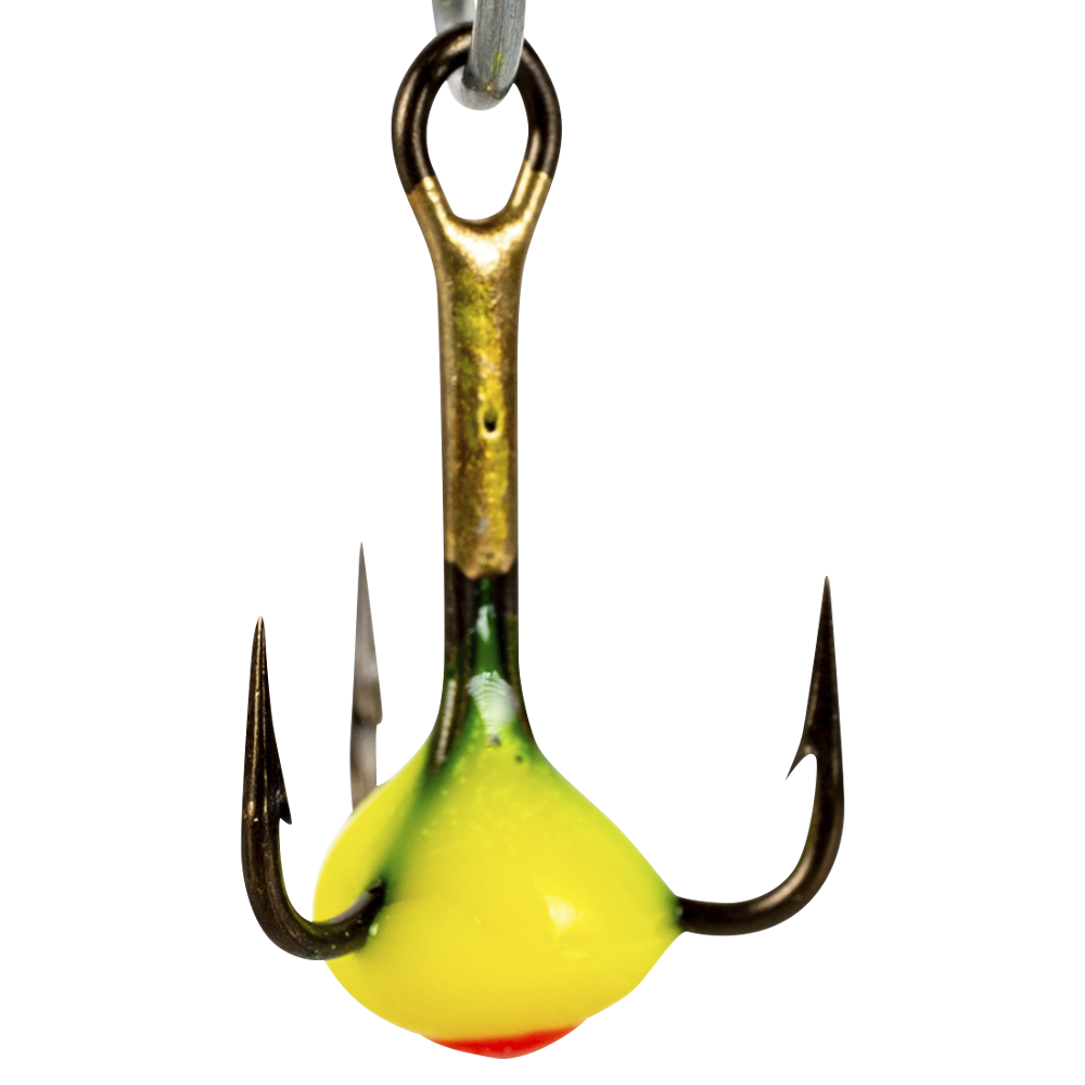Крючок-тройник для приманок Lucky John с каплей цвет. разм010/Y. Фото №2 Крючок-тройник для приманок Lucky John с каплей цвет. разм010/Y. Фото №2