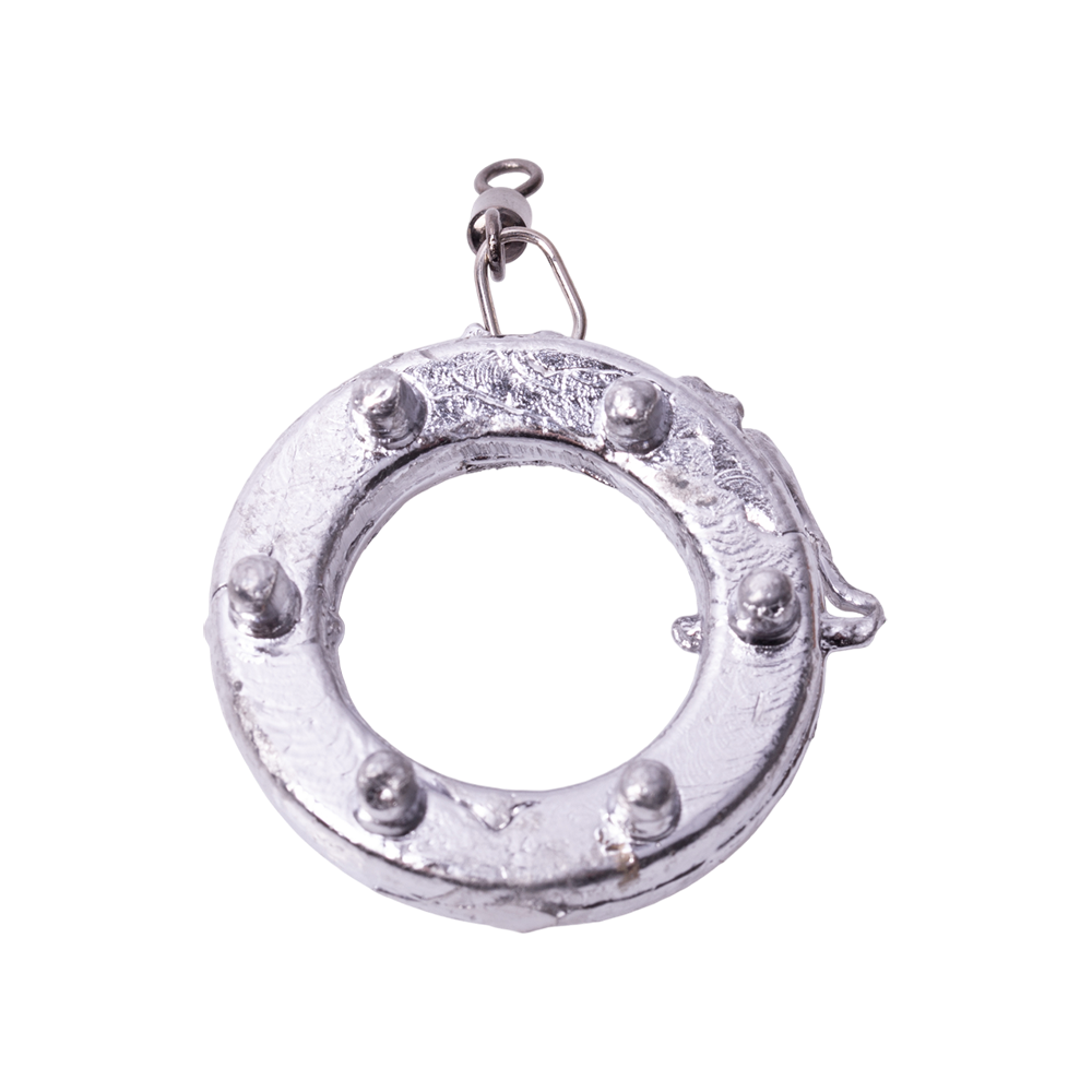 Груз "Кольцо" с шипами и ушком и вертлюгом 40гр. Фото №2