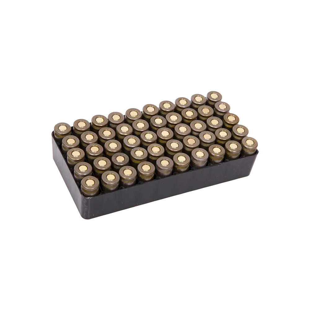 Патрон нарезной БПЗ калибр 9х18 Makarov Luger FMJ лакированная гильза 6,1 гр.(в пачке 50 шт.) (в коробке 1000). Фото №5