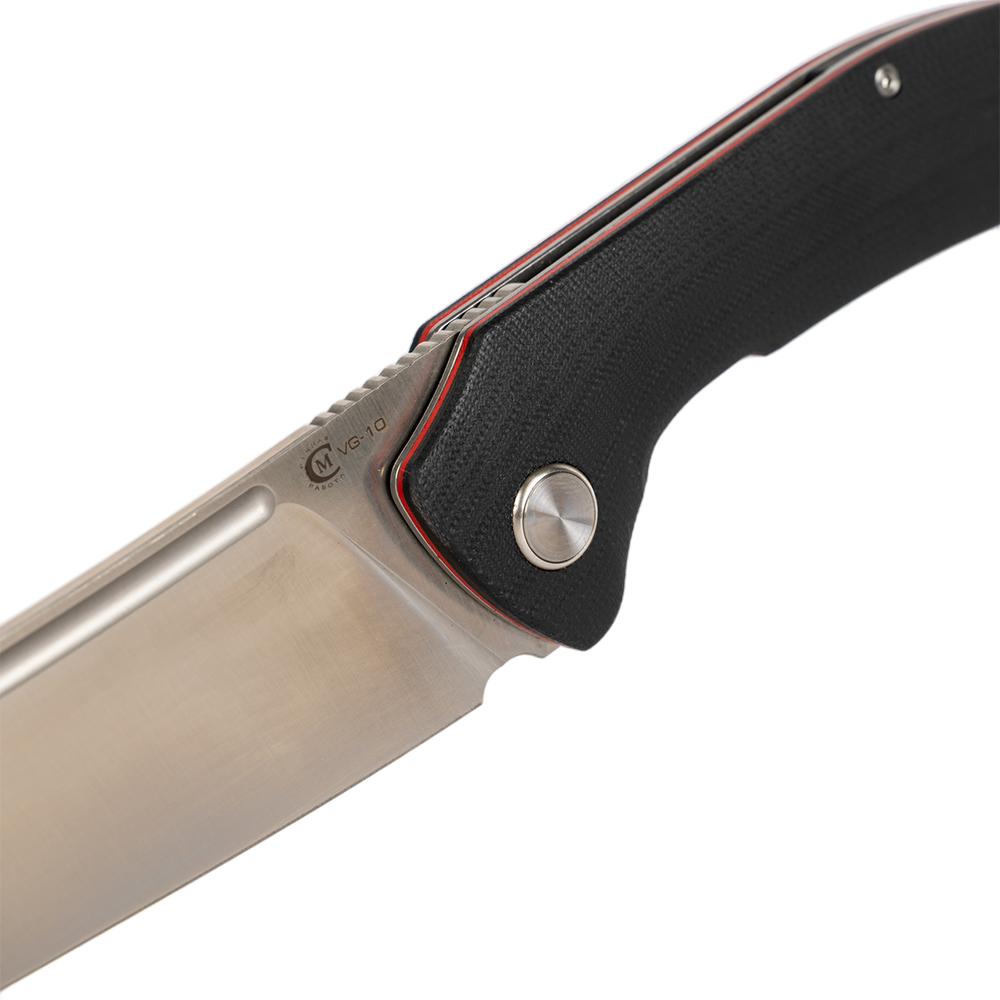 Нож складной МС "Узбекский" сталь VG-10, рукоять G10 (черная). Фото №8 Нож складной МС "Узбекский" сталь VG-10, рукоять G10 (черная). Фото №8