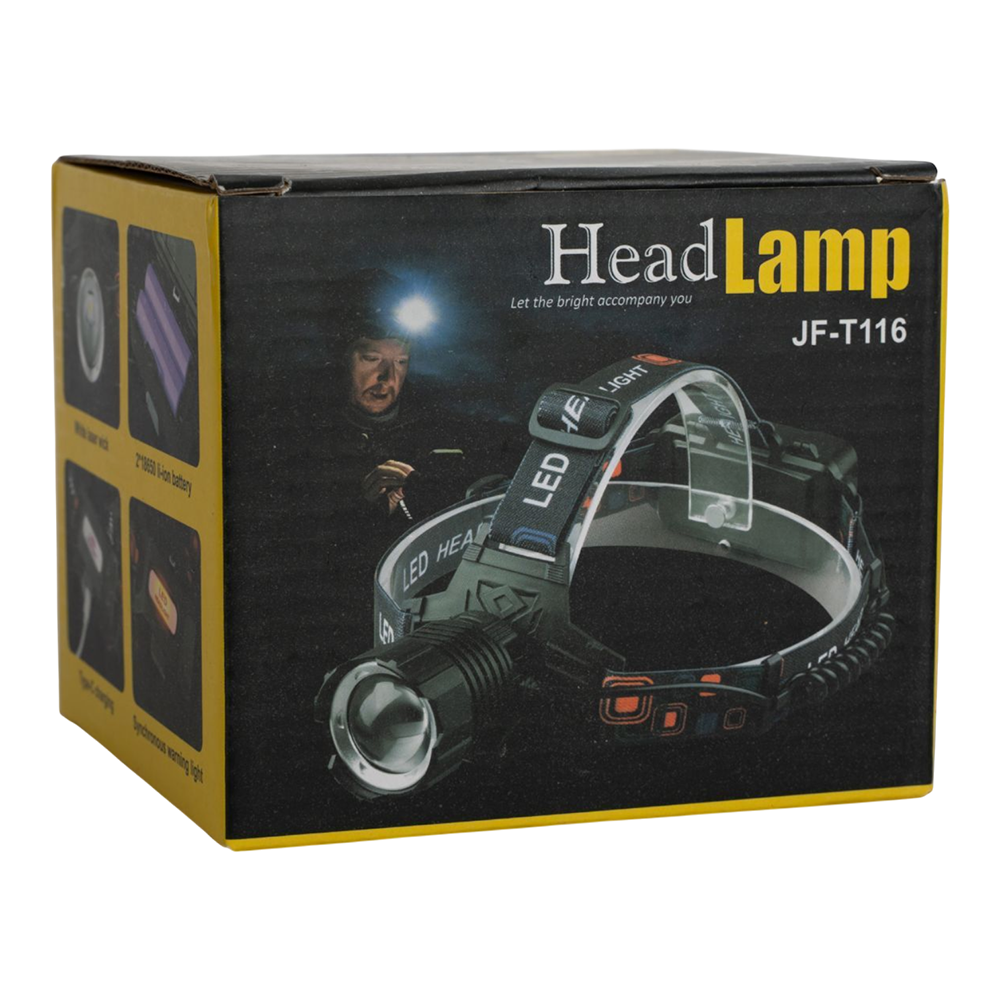 Фонарь налобный (аккумулятор 18650-2шт, разъем Type-C). Фото №5