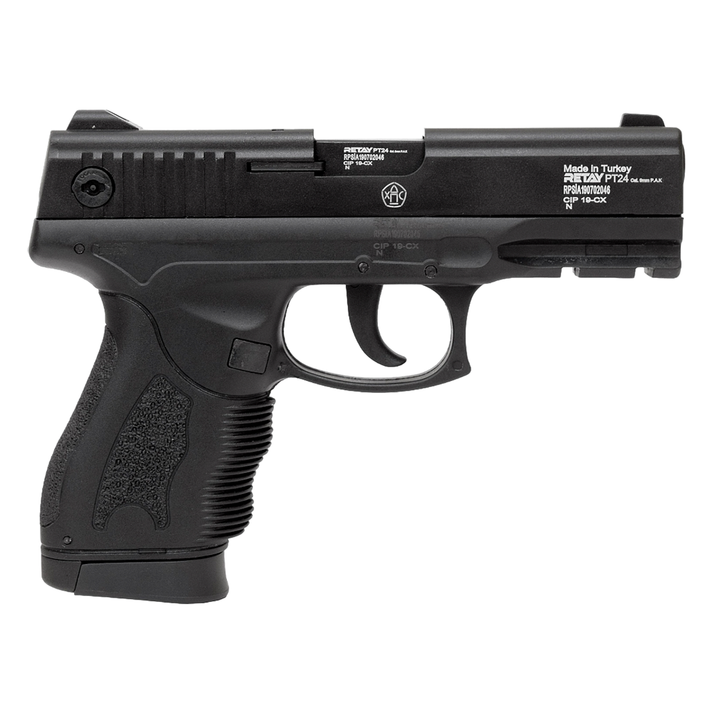 Пистолет охолощенный RETAY PT24, (Taurus), Сатин, калибр 9mm. P.A.K. Фото №1