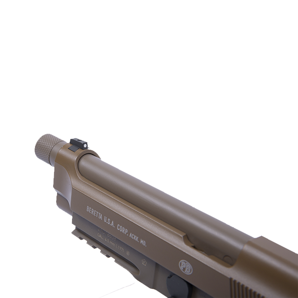 Пистолет пневматический Beretta M9А3 (цвет песок, Blowback, метал, ВВ). Фото №6 Пистолет пневматический Beretta M9А3 (цвет песок, Blowback, метал, ВВ). Фото №6