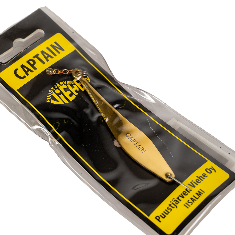 Блесна Puustjarven Captain 80мм, 13гр, цвет (Mes/Kup) цепочка-крючок. Фото №3