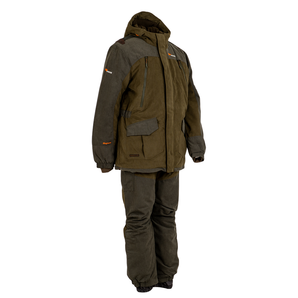 Костюм для охоты PRIDE Магнум, зимний, полукомбинезон, хаки р-р 48-50 рост 170-176. Фото №8