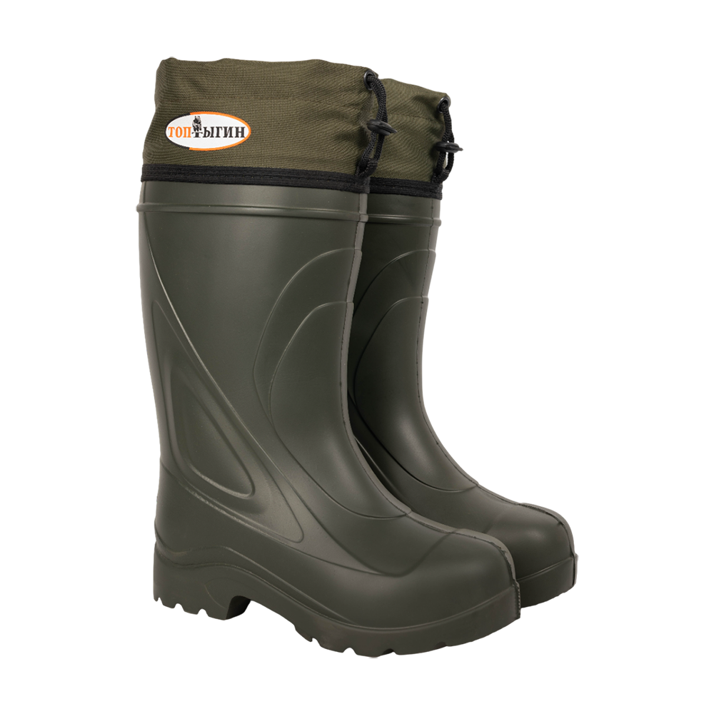Сапоги Вездеход "Топтыгин" ЭВА с утеплителем, оливковый р-р 44. Фото №1