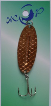 Блесна ЖОР Озерная 5гр, цвет (рандоль/нейзильбер) тройник. Фото №2