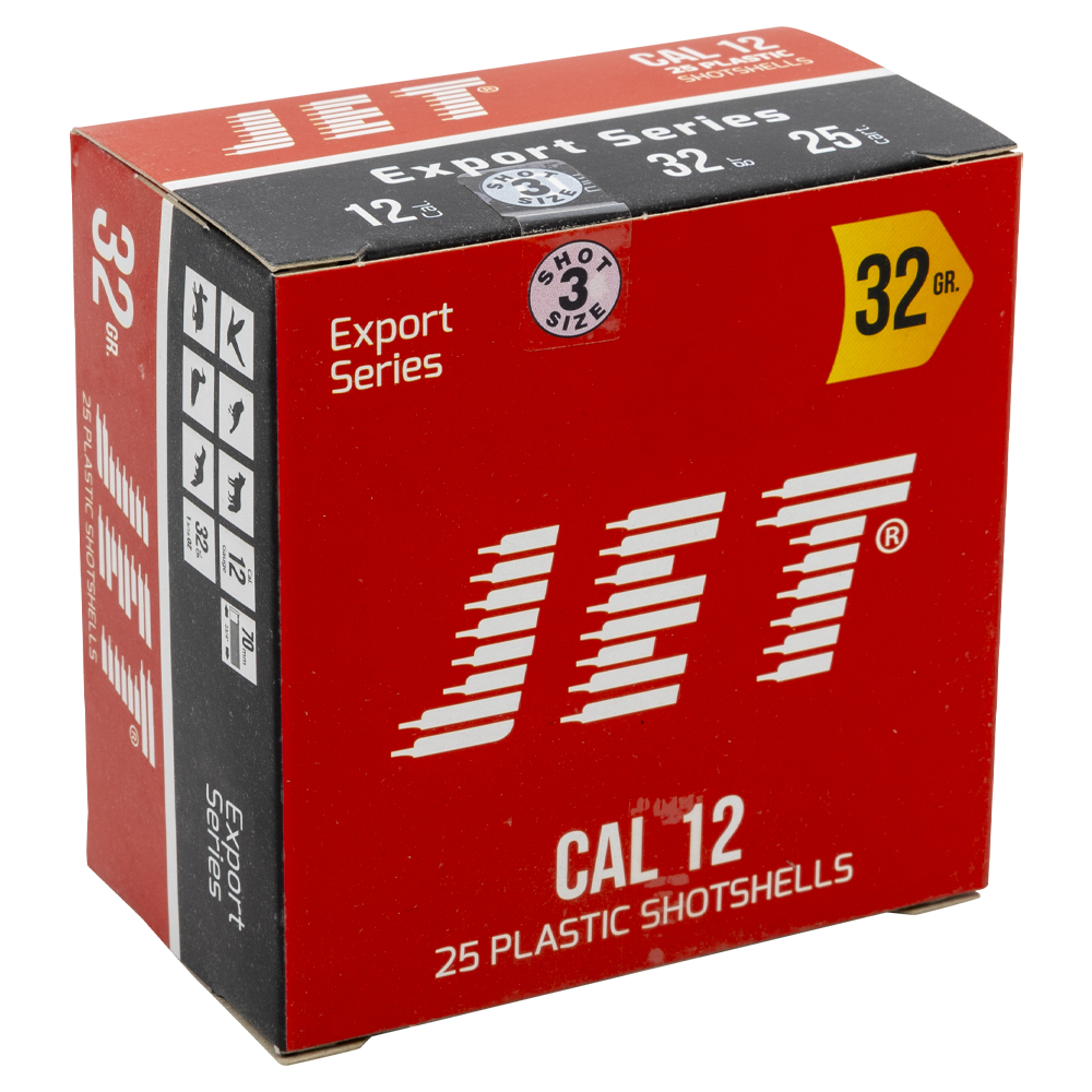 Патрон JET 12/70 № 3 32гр (пач.25шт/короб.250шт). Фото №5