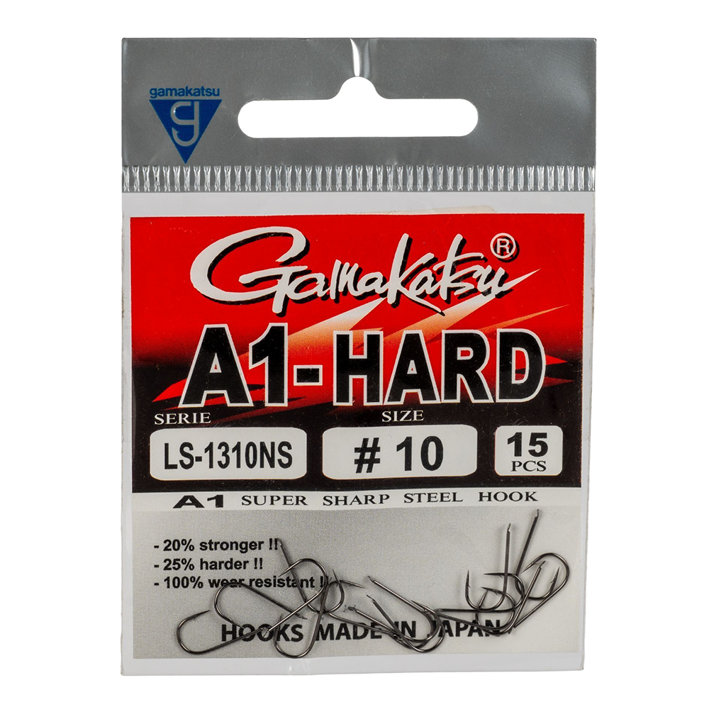 Крючок Gamakatsu Hook A1 LS-1310NS №10. Фото №1