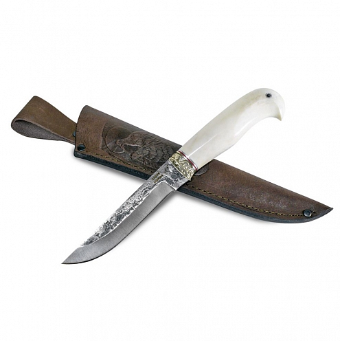 Нож "Ласка" Х12ФМ (с рисунком+ литье) (Кашулин). Фото №1