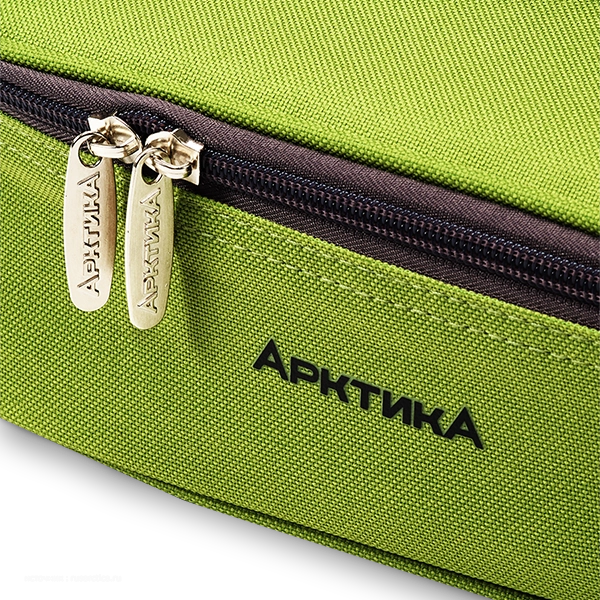 Ланч-сумка тм "Арктика", с контейнером и приборами, 2 л, (зелёная). Фото №4