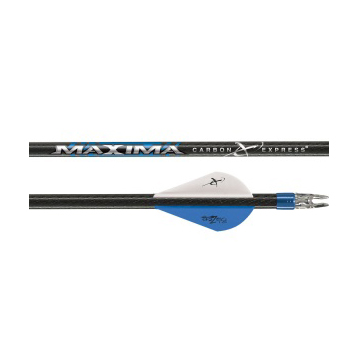 Стрела лучная карбоновая Maxima Blue Streak 350 wblz (без наконечника). Фото №3