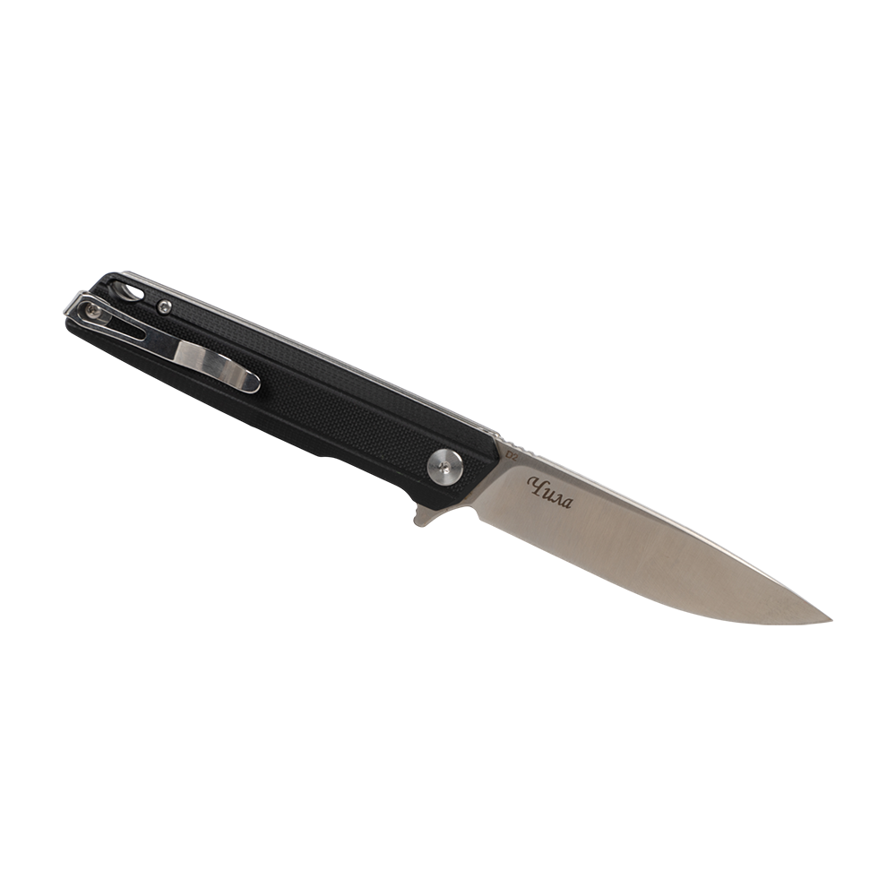 Нож складной Кизляр Чила, клинок D2, рукоять G10, чёрный. Фото №1