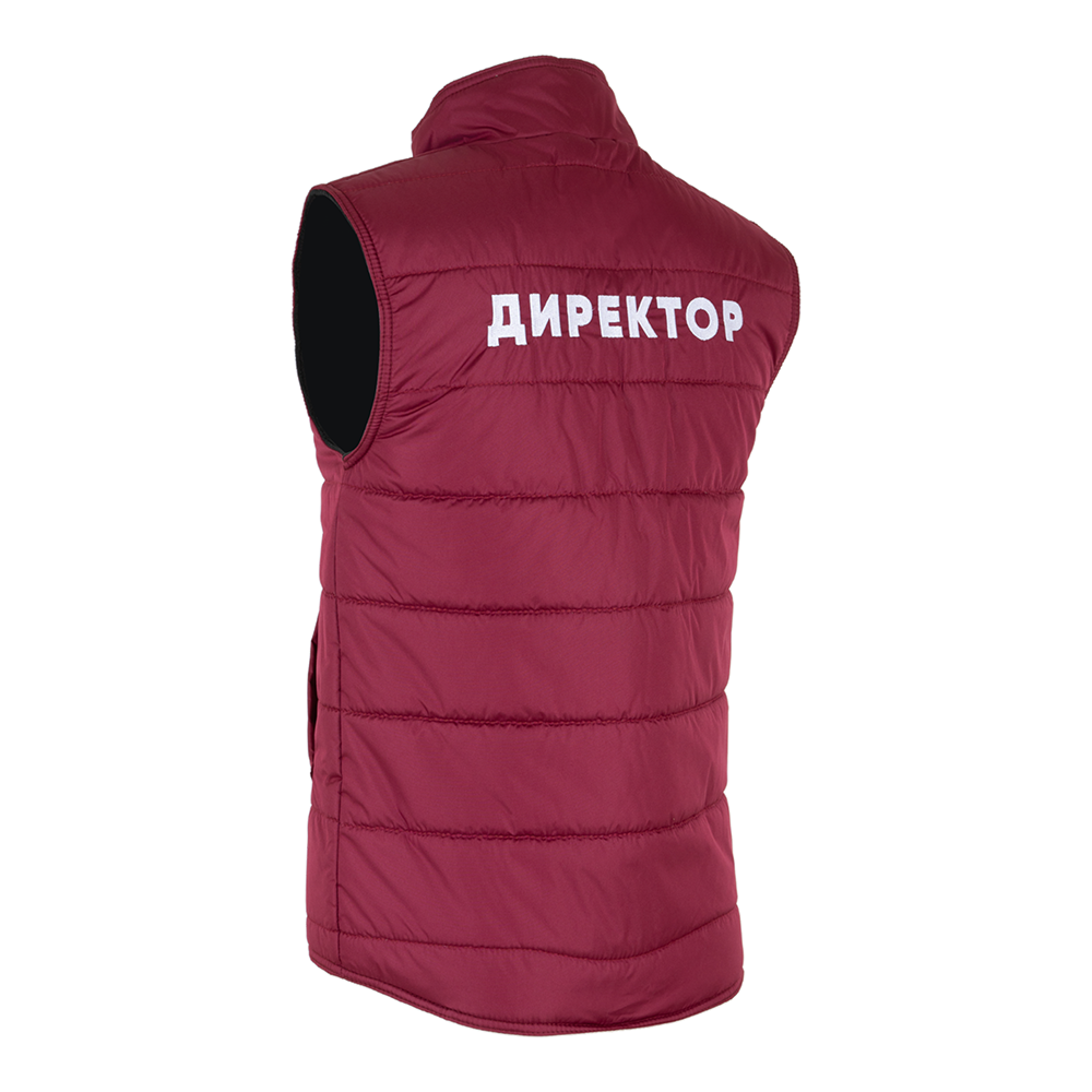 Жилет утеплённый мужской "ФРИСТАЙЛ", дюспо (красный) р. 40-42. Фото №5