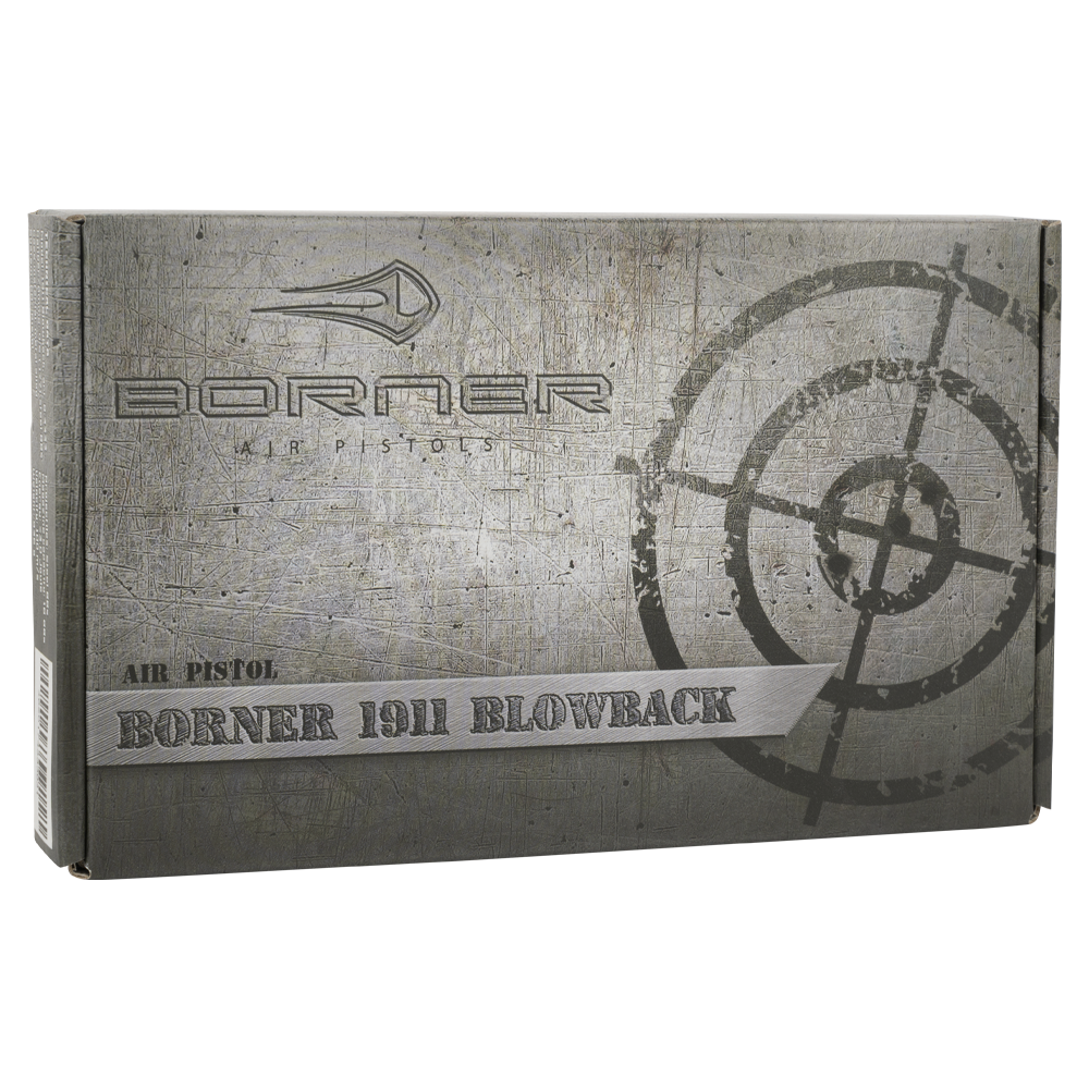 Пистолет пневматический BORNER 1911 Blowback калибр 4,5 мм/Bbs. Фото №7 Пистолет пневматический BORNER 1911 Blowback калибр 4,5 мм/Bbs. Фото №7
