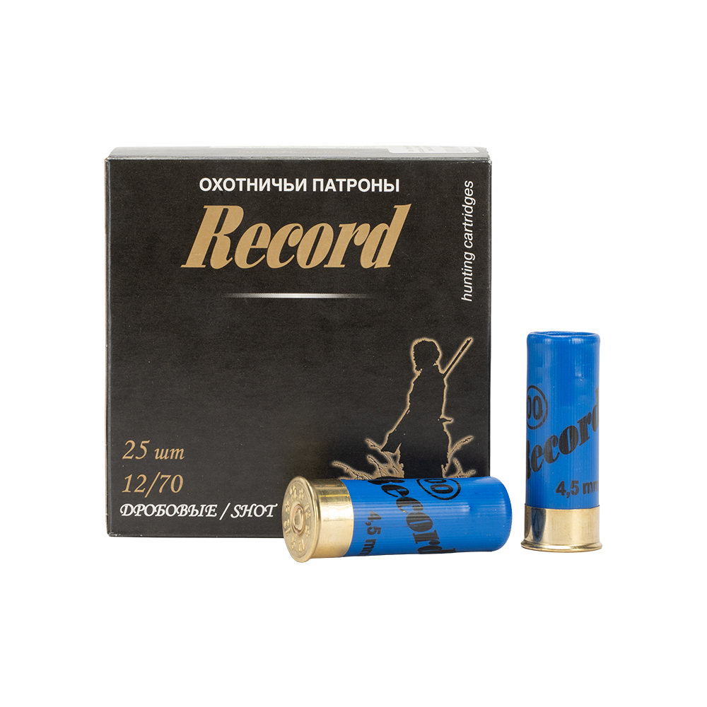 Патрон "Рекорд" (бесконтейнерный) увеличенная осыпь 12/70 №00 32 гр. NEW (пачка 25 шт, короб., 250). Фото №1 Патрон "Рекорд" (бесконтейнерный) увеличенная осыпь 12/70 №00 32 гр. NEW (пачка 25 шт, короб., 250). Фото №1