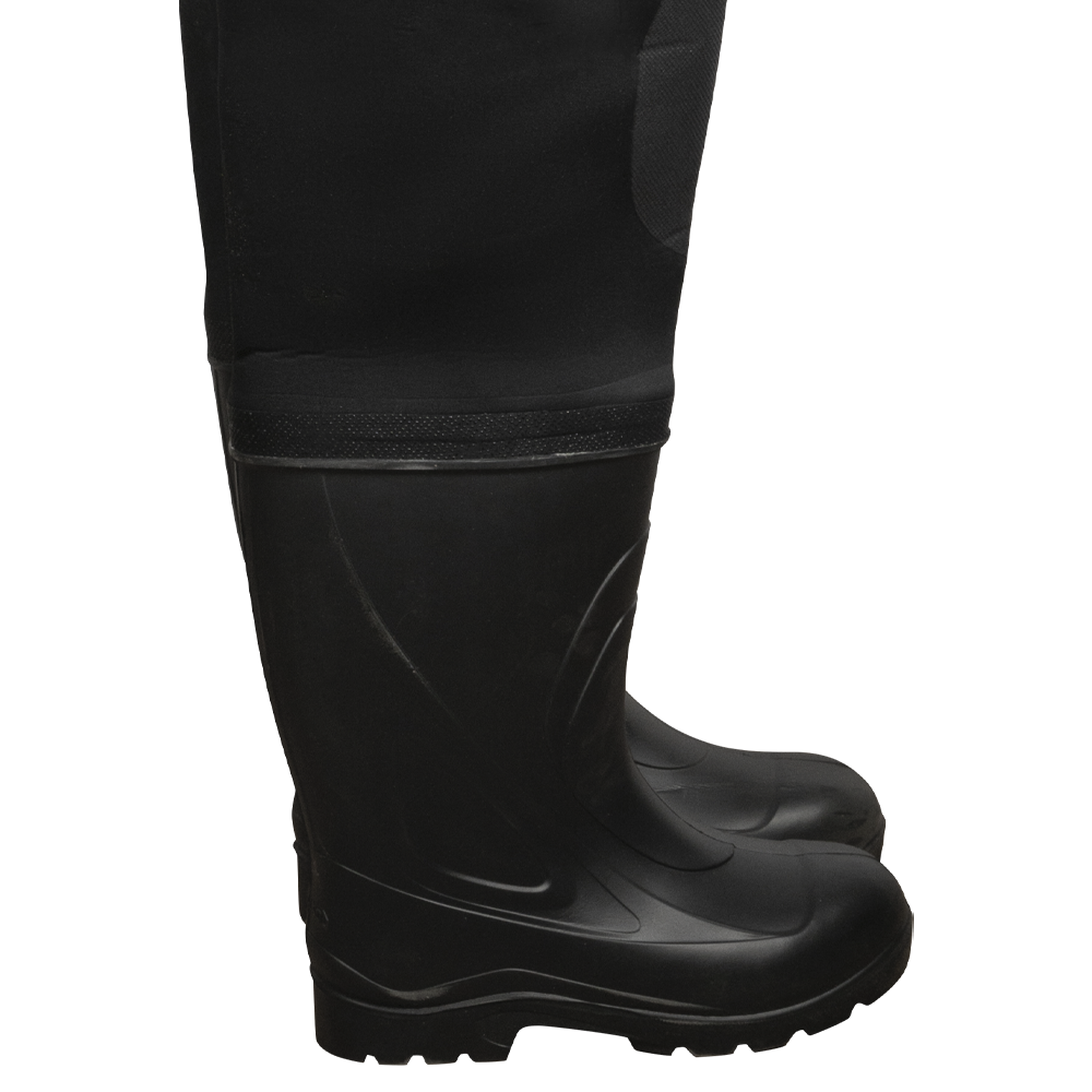 Вейдерсы из неопрена Вездеход Топтыгин 2 с сапогами из ЭВА и ПУ (черный) р. 46. Фото №5