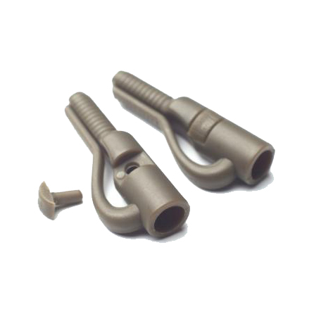 VARDIS TACKLE Клипса для грузил Safety Sleeve Ring Clip Matt Green 5 шт/ V-00223. Фото №1