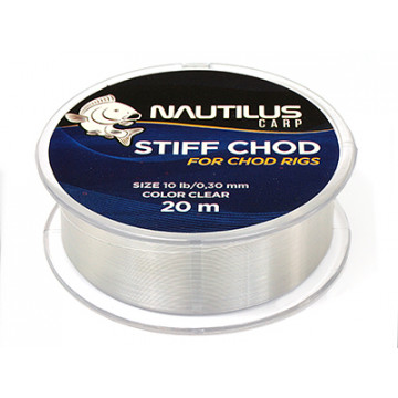 Поводковый материал Nautilus Stiff Chod 15lb 20м Clear. Фото №2 Поводковый материал Nautilus Stiff Chod 15lb 20м Clear. Фото №2