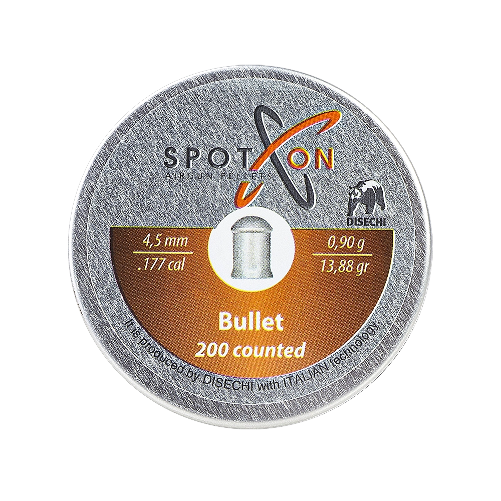 Пуля пневматическая SPOTON Bullet 4,5 мм, 0,90 гр. (200 шт). Фото №5 Пуля пневматическая SPOTON Bullet 4,5 мм, 0,90 гр. (200 шт). Фото №5