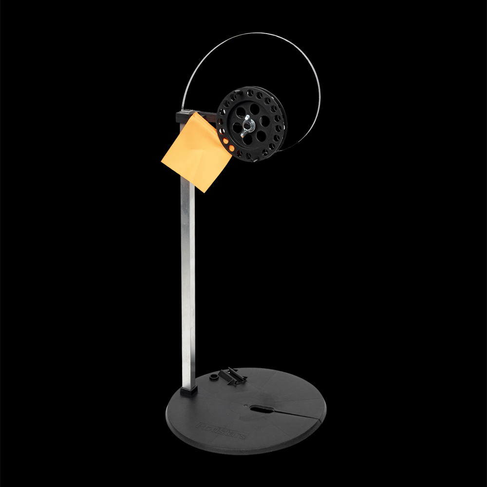 Набор жерлиц RodStars в сумке 10шт, алюминиевая стойка, катушка 90мм (неоснащенные). Фото №2