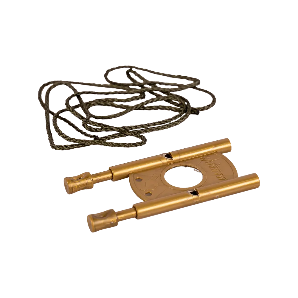 Манок Mankoff на рябчика двойной, золото (3120/2). Фото №1 Манок Mankoff на рябчика двойной, золото (3120/2). Фото №1