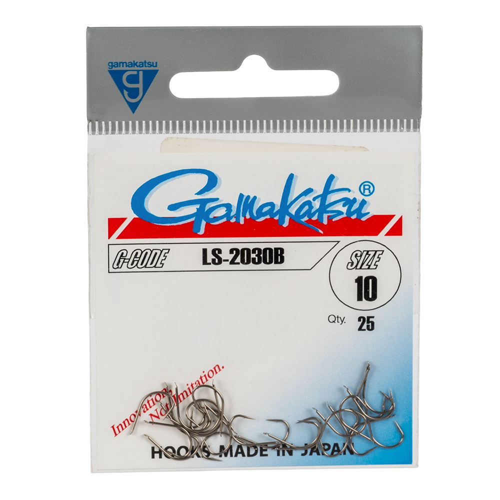 Крючок Gamakatsu Hook LS-2030B Brown №10. Фото №1