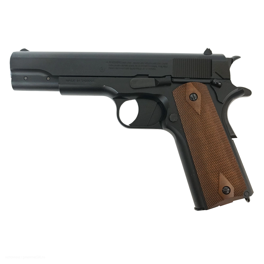 Пистолет пневматический Crosman 1911BB (blowback), калибр 4,5мм. Фото №3