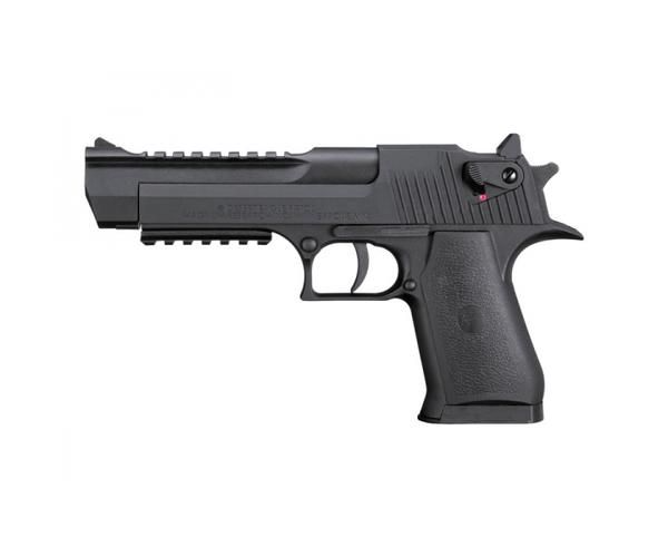 Пистолет пневматический Magnum Research Desert Eagle (черный с чёрными накладками). Фото №1 Пистолет пневматический Magnum Research Desert Eagle (черный с чёрными накладками). Фото №1